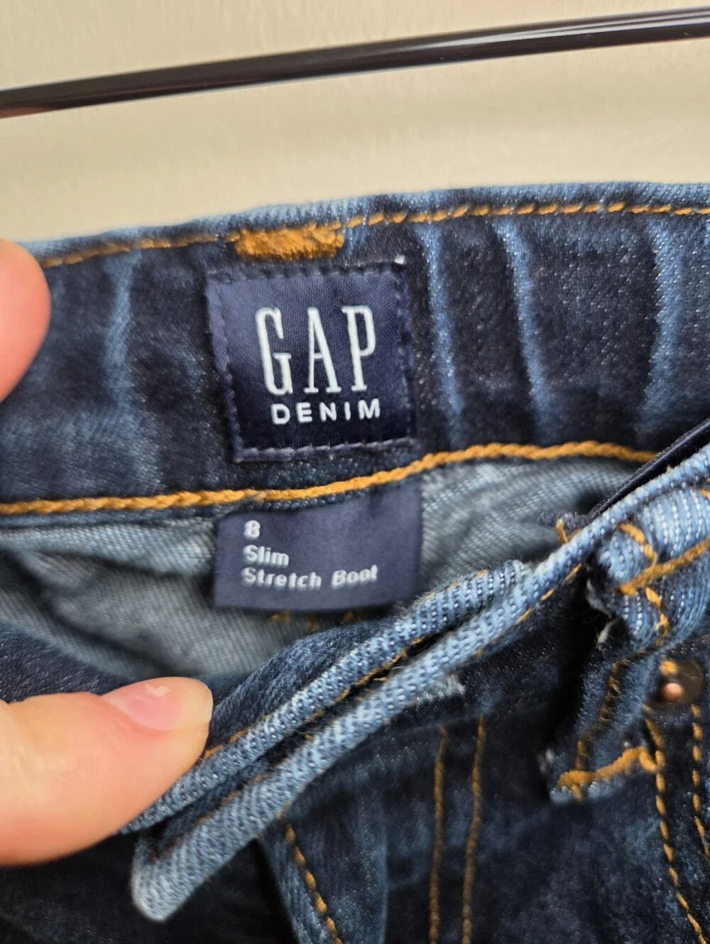 Girls Gap Slim Stretch Bootcut Jeans Sz 8